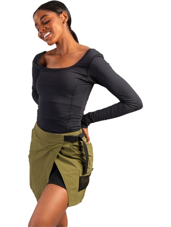 Wonderly Dresses & Skirts - Wondery Outdoors Ephedra Trail Cargo Hiking Skort in Olive